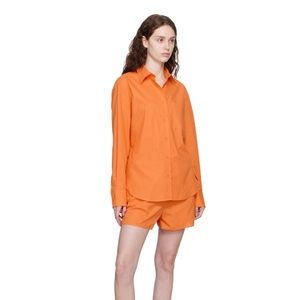 The Frankie Shop Lui Set size S - orange shorts and shirt together!